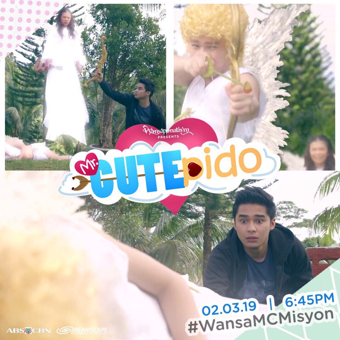 DreamscapePH's tweet photo. Si Mr. Heartbreaker, magiging isang cutepido na! Maging matagumpay kaya ang journey niya ngayong Feb-ibig? Abangan ngayong gabi sa Wansapanataym Presents: Mr. Cutepido, 6:45PM! #WansaMCMisyon @hashtag_mccoydl @hperalejo https://t.co/lWTc6CCT5O