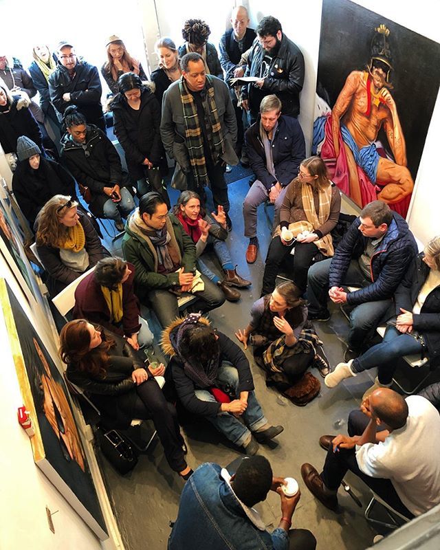 transformerDC's tweet photo. Thanks to everyone who came out for today’s artist talk, and a huge thank you to our solo show artist, David R. Ibata, and Terence Washington for the incredible conversation!
.
.
#iseeadarkness #davidibata #acreativedc #transformerdc https://t.co/Y3IB5e66Bb https://t.co/FXiJ83wPVy