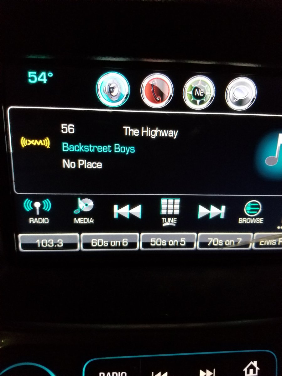 sweetiecmv's tweet photo. @SXMTheHighway playing the @backstreetboys 😍 https://t.co/ehjKCb8aIY