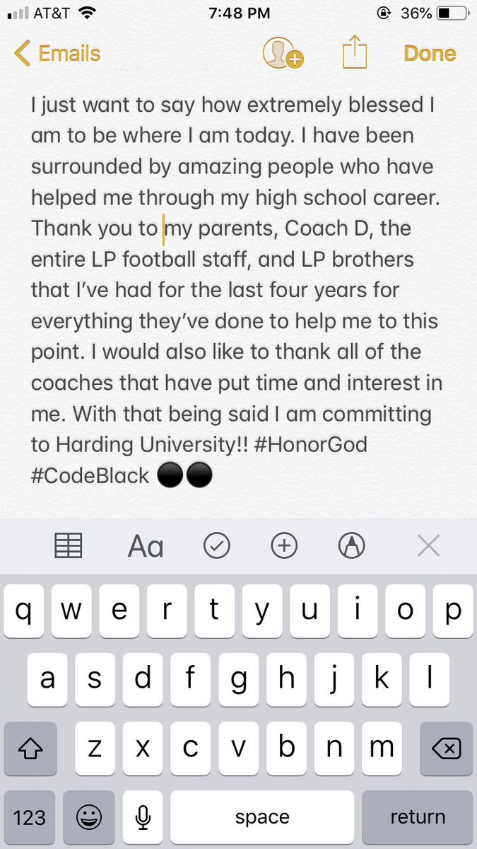 dane_romberger's tweet photo. Committed❗️❗️                   @Harding_FB  @lplions https://t.co/8VEcZYsKDU