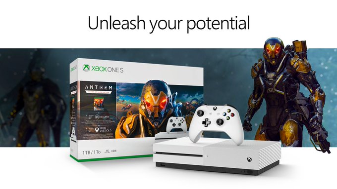 Se anuncia de forma oficial el pack de Xbox One S más Anthem