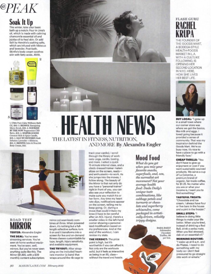 umaoils's tweet photo. Check out Page 90 of this month’s issue of @marieclairemag to see what new UMA product to incorporate in your bath time :) #spotlightsaturday #spotlight #marieclaire #magazines #skincare #bubblebath #bathtime #jojoba #chamomile https://t.co/uHpt7i1xzX