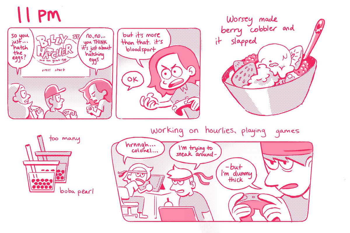 last batch of #hourlycomicday! 