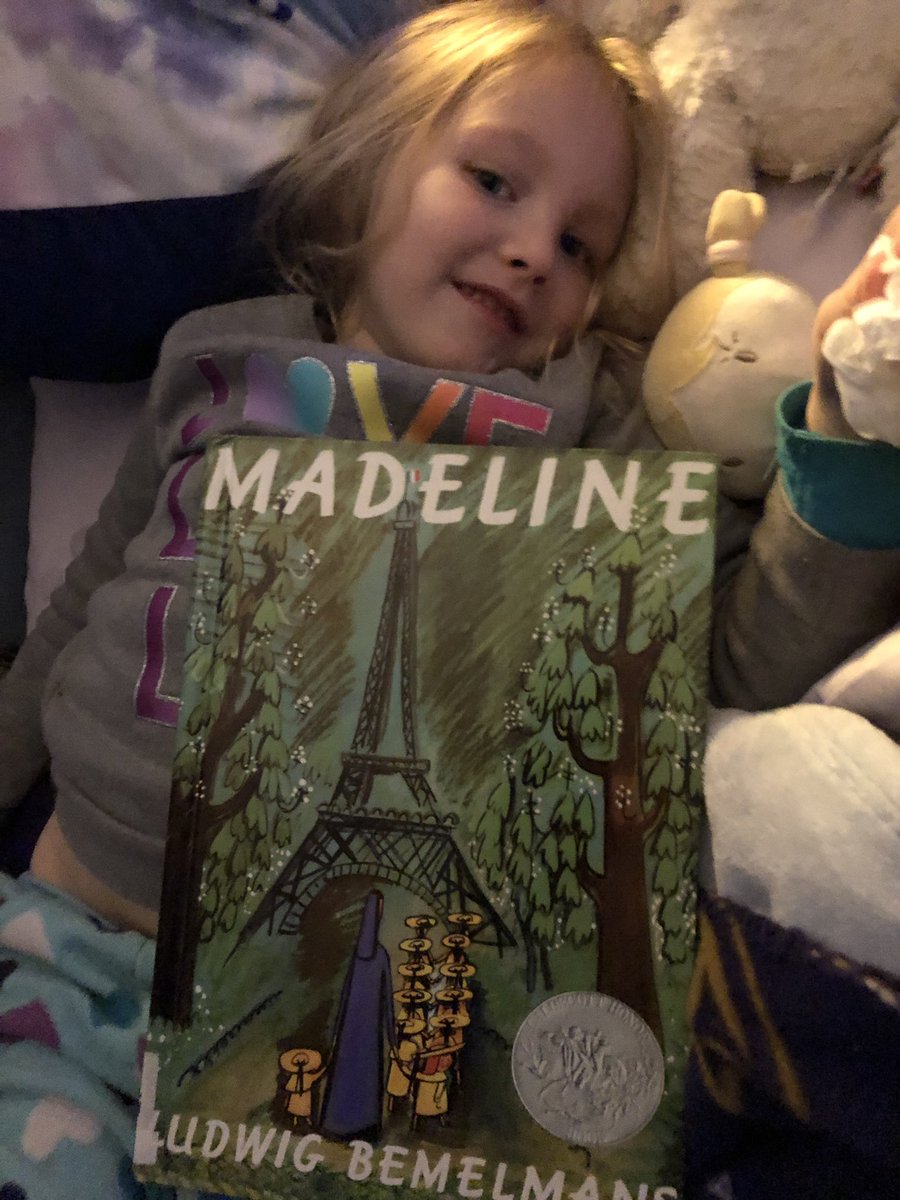 Reading the classics!! #madeline #ludwigbemelmans @aacpl @FerndaleEarlyEd #AACPSReadWithMe