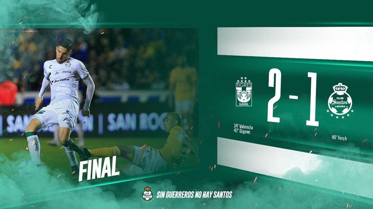 ClubSantos's tweet image. 🐯 2-1 😇

⏱90' Finaliza el partido en el 'Volcán'. A aprender de esta caída y trabajar duro para volver a levantarnos 👊

#SinGuerrerosNoHaySantos 🇳🇬⚔