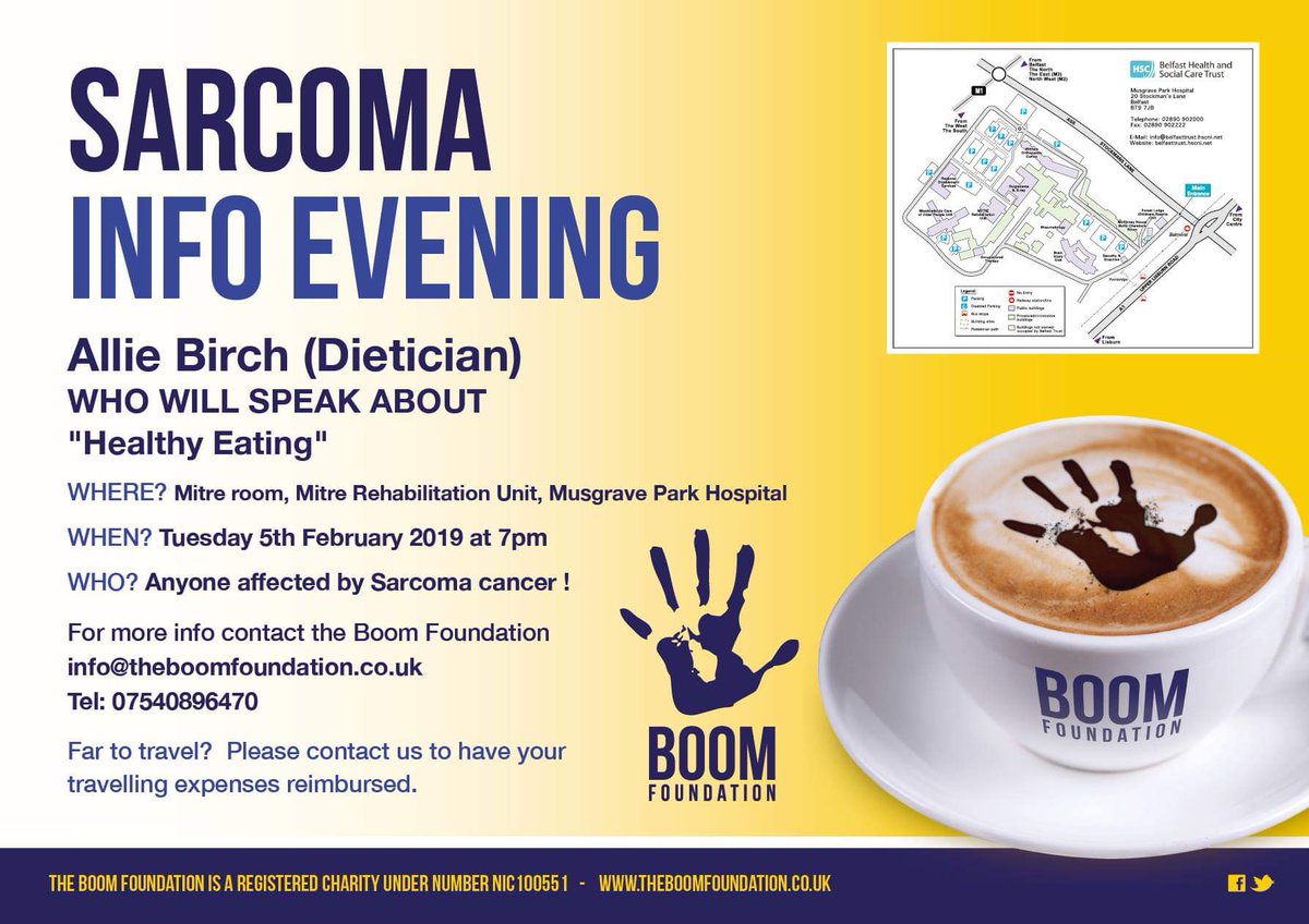 Holding Boom support Group evening Tues 5th Feb at 7pm in Mitre Room in Musgrave Park Hospital.