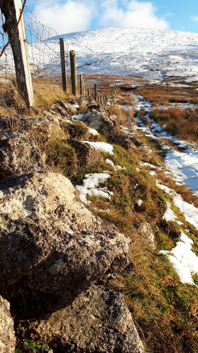 Beautiful weather yesterday for  walking in the commeraghs