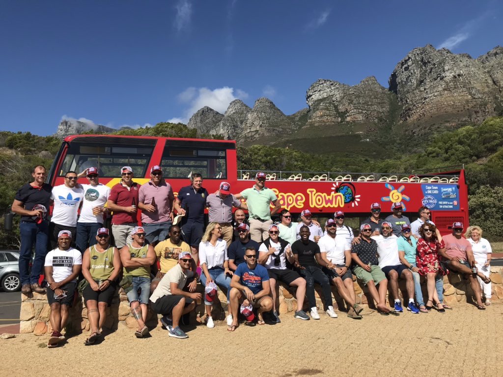 To a weekend of epic proportions making unforgettable memories with a group of top blokes at South Africa’s(&amp; potentially the worlds) biggest sporting social event the @CapeTown10s!
Thanks to <a href="/oldschool_grp/">Old School Group</a> &amp; <a href="/sarugbylegends/">SA Rugby Legends</a> for getting me involved this year🙌🏽
#ilovecapetown10s🇿🇦