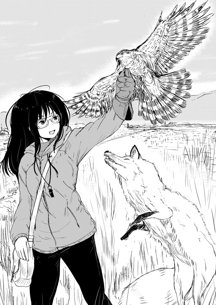 ふたりは鷹匠女子高生 