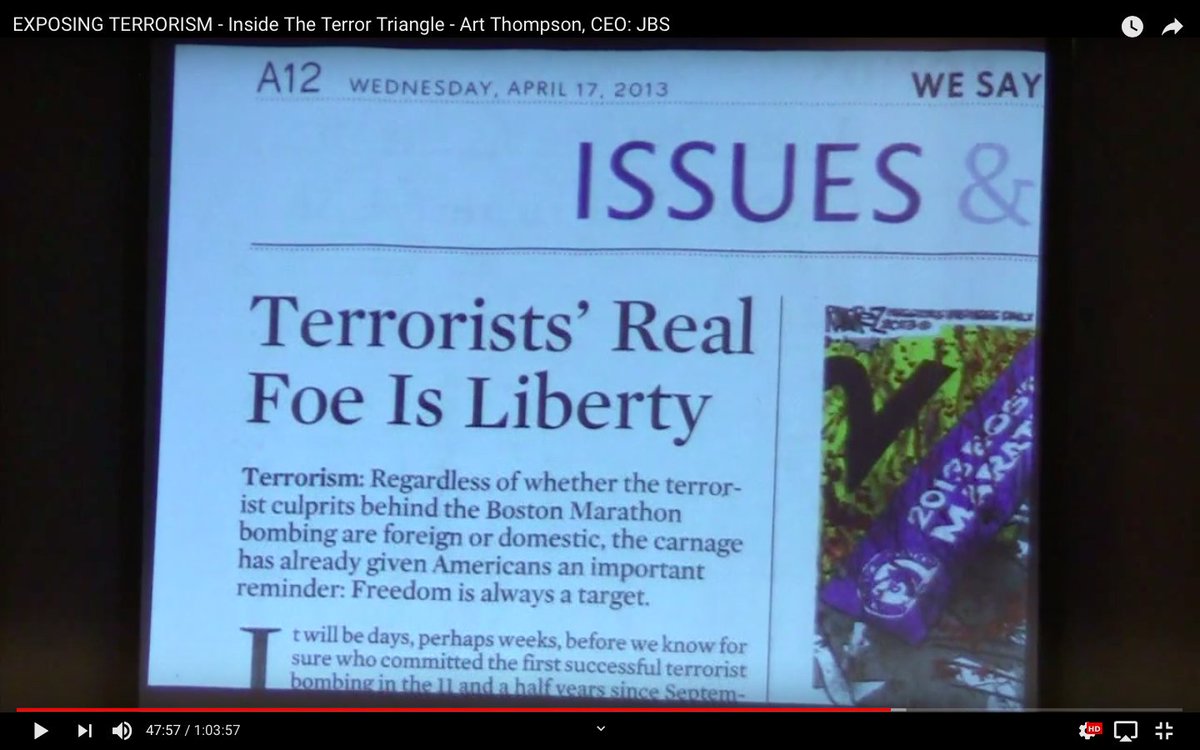 “Exposing Terrorism: Inside the Terror Triangle,”Trading Freedom For False Security
