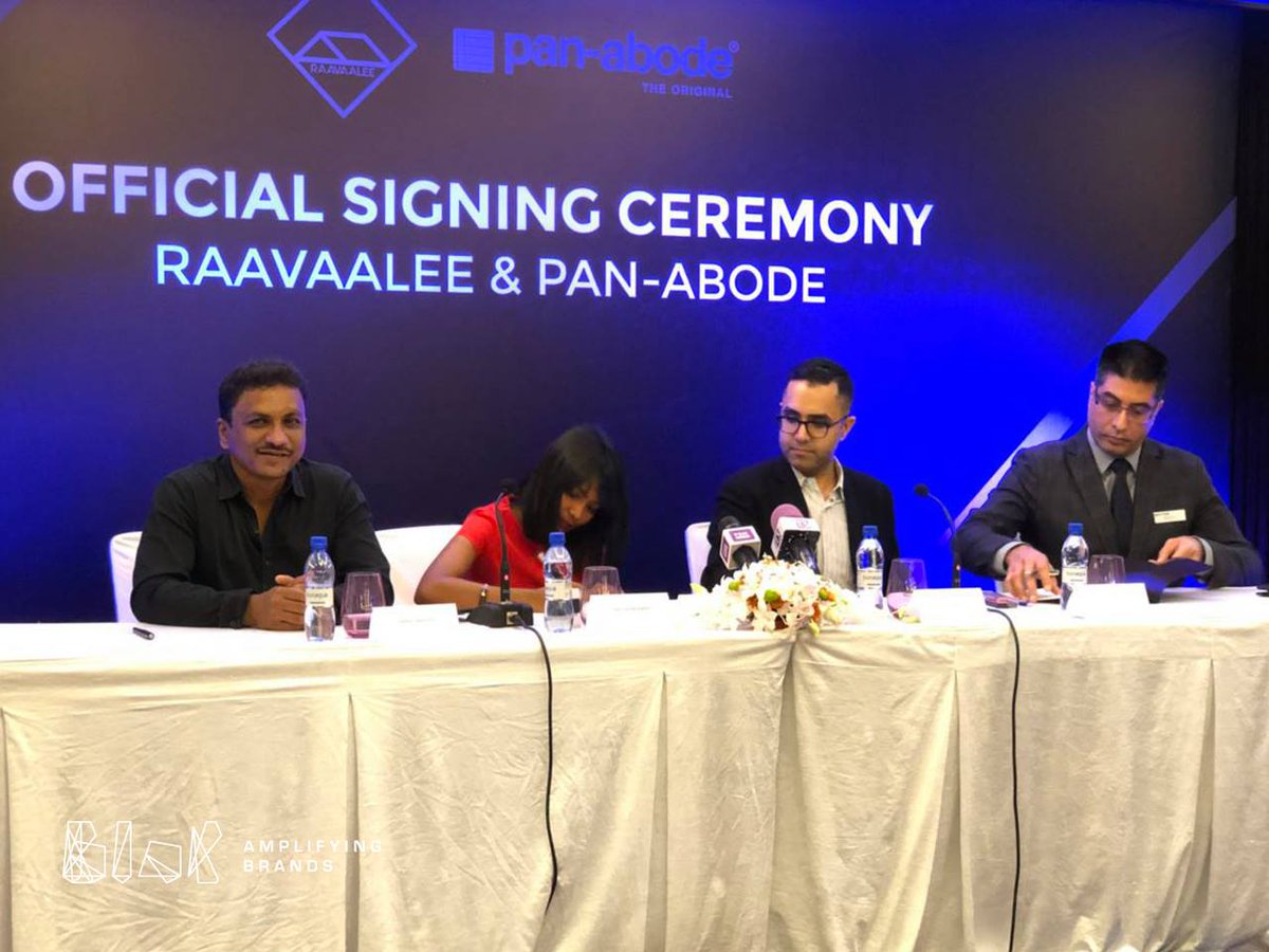 blakmv's tweet photo. Official signing ceremony between Raavaalee &amp; Pan-Abode on March 3rd 2018. 
Event Management by Blak. https://t.co/sCVhp22rxB