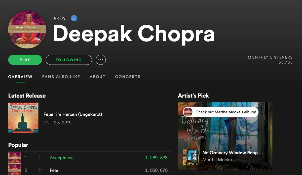 elecviola's tweet photo. Honored that @DeepakChopra is featuring my album as his #Spotify pick! https://t.co/cWpxFCjNZi #NoOrdinaryWindow #gratitude #soulofhealingaffirmations https://t.co/OcBH5rmIgB