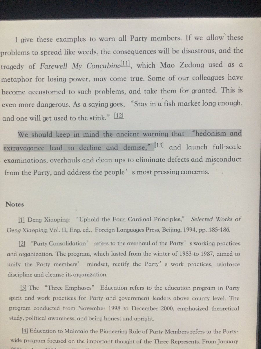 Xi believes in ascetic life for communist party officials and views upper class indulgence as a cause of national decline.