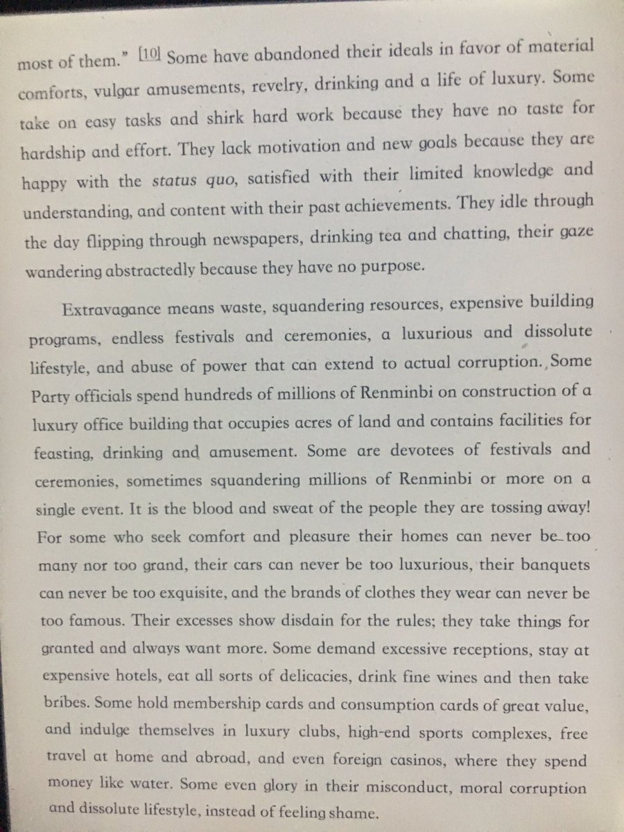 Xi believes in ascetic life for communist party officials and views upper class indulgence as a cause of national decline.
