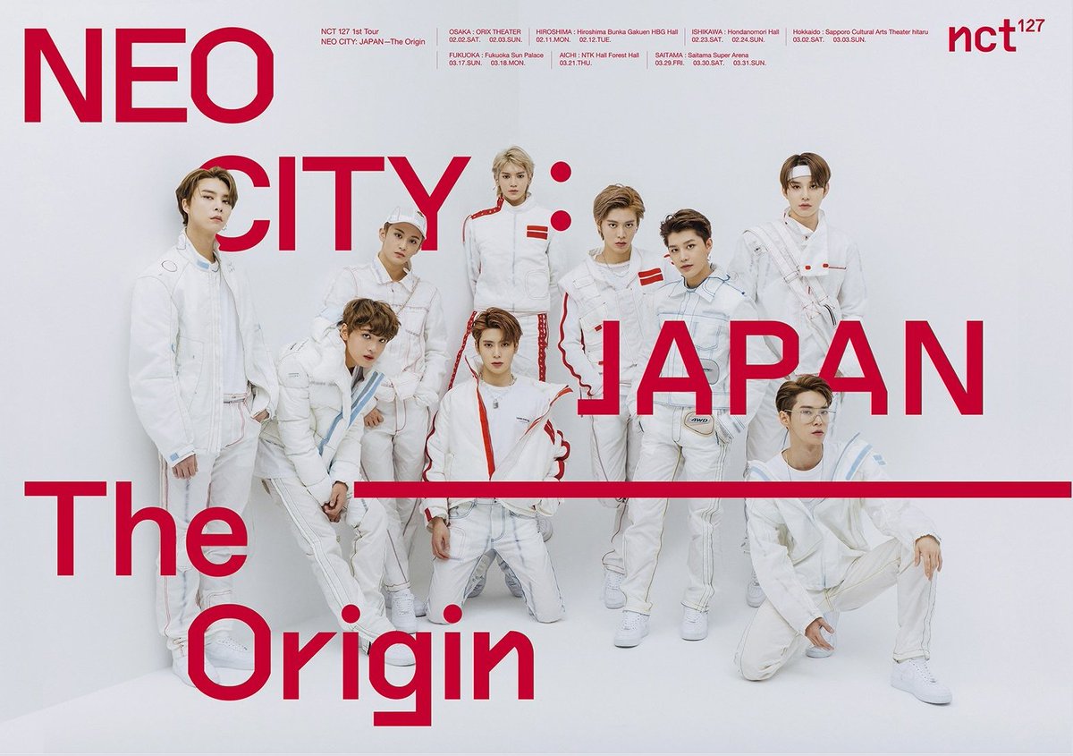 Today's concert will be started earlier!🎤 NCT 127 1st Tour 'NEO