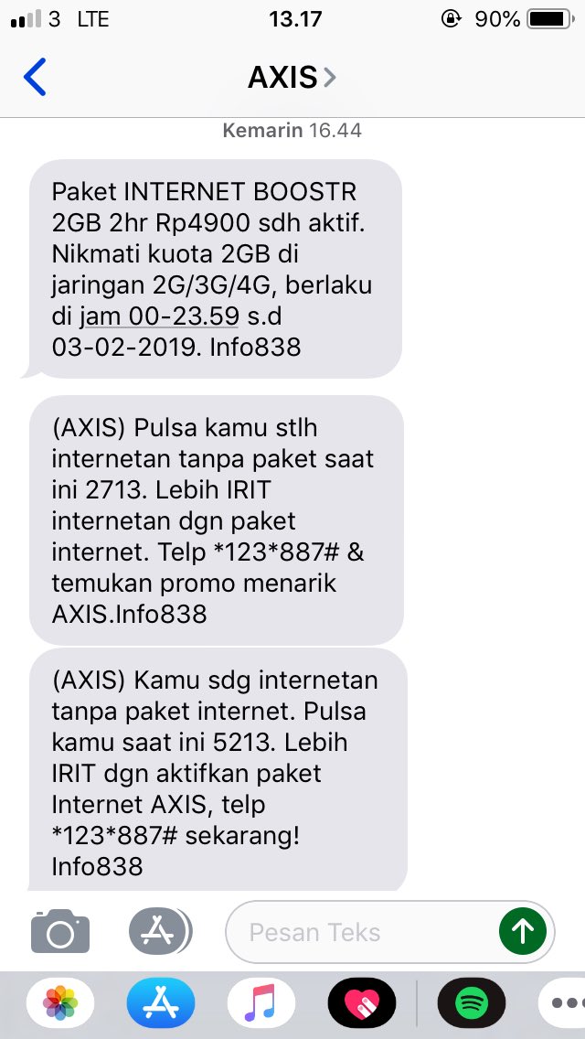 Tolong Axis Untuk Bertanggung Jawab . Saya Merasa Rugi Moment nya ketika saya Butuh Mengapa Harus Begini  <a href="/AXISgsm/">AXIS</a> <a href="/ask_AXIS/">AXIS</a>