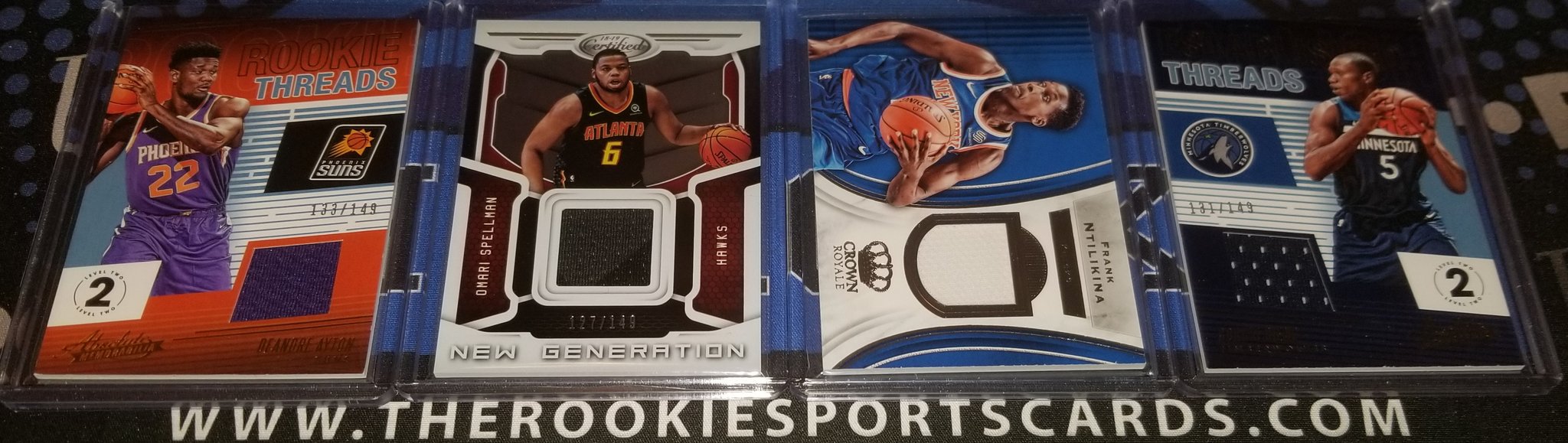 The Rookie Breaks on Twitter "Hits from our 2018 Panini basketball