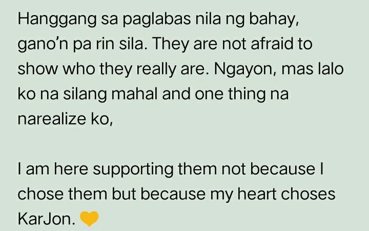 aesthetickarjon's tweet photo. @fanboy20_ Awe. Try lang. 

&amp; thank you for doing this giveaway. more power! 💗💛 https://t.co/gmTtTyV3eF