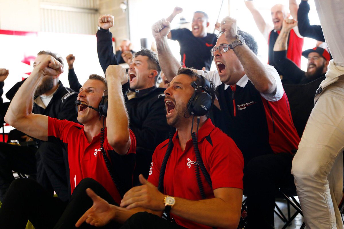 PorscheAus's tweet photo. Porsche wins 2019 @Bathurst12hour after an amazing drive from former @CarreraCupAus champion @mattcampbell22_ #B12hr #Porsche #PorscheAustralia https://t.co/3iDdMB2EcE