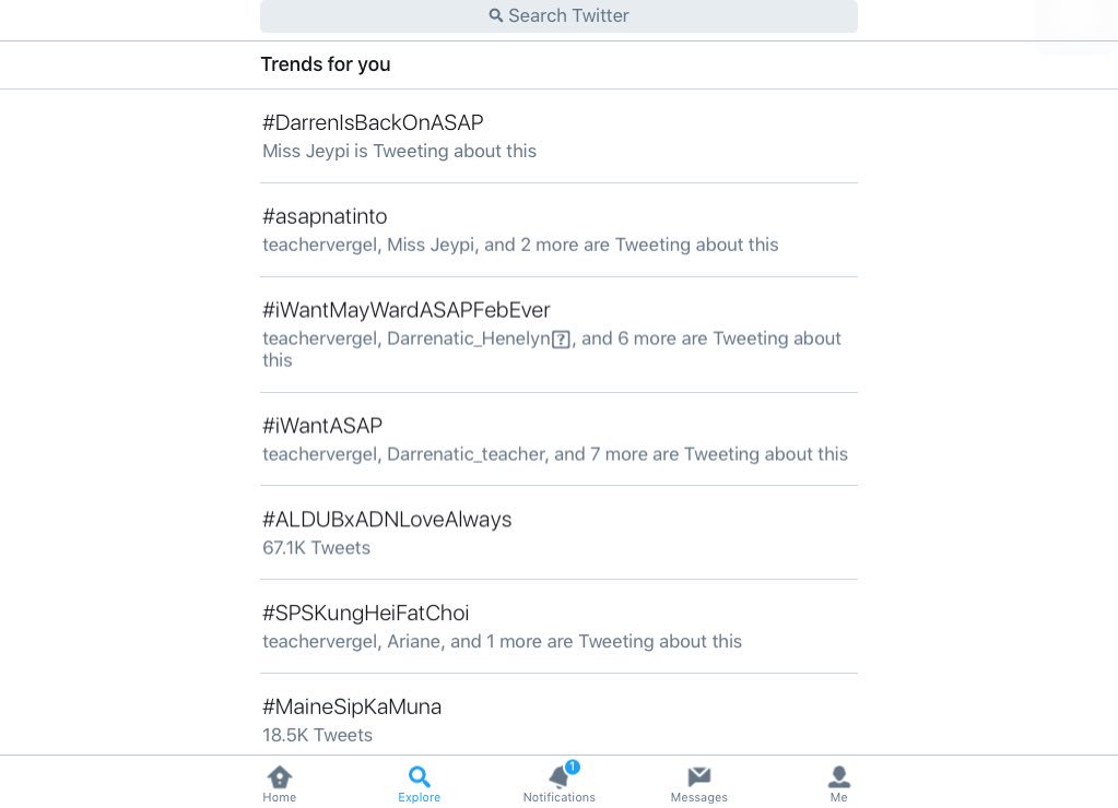 hagos_charm's tweet photo. Top 1 on trends again Balong Natin on Twitter DARRENatics...
Maki twitter party na rin kayo.. https://t.co/QRiZJ76I5A