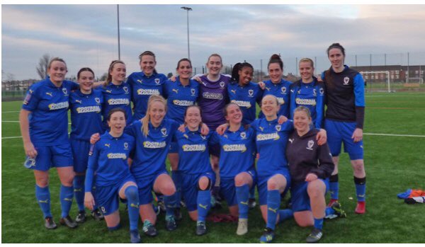KentWomble's tweet image. You’ve already beaten Hull City and Portsmouth from higher divisions @afcw_ladies so why not add a Premier League scalp just like our men’s team did last week? #WeAreWimbledon 💛💙