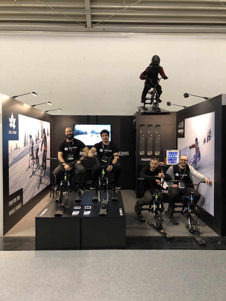 hillstrike's tweet photo. We are ready for #ISPO2019
Visit us in Hall B4 Booth 124 💥🤛

#hillstrike #hillstrikesnowtrike #mtblife #mtbsi #bmxracing #bmxstreet #bmxfreestyle #bmxlife #bmx #skibike #snowbike #snowscoot #smx #enduromtb #looseriders #freeride #snowpark #snowboarder #skiingislife #redbullsi https://t.co/KMzbibIj6b