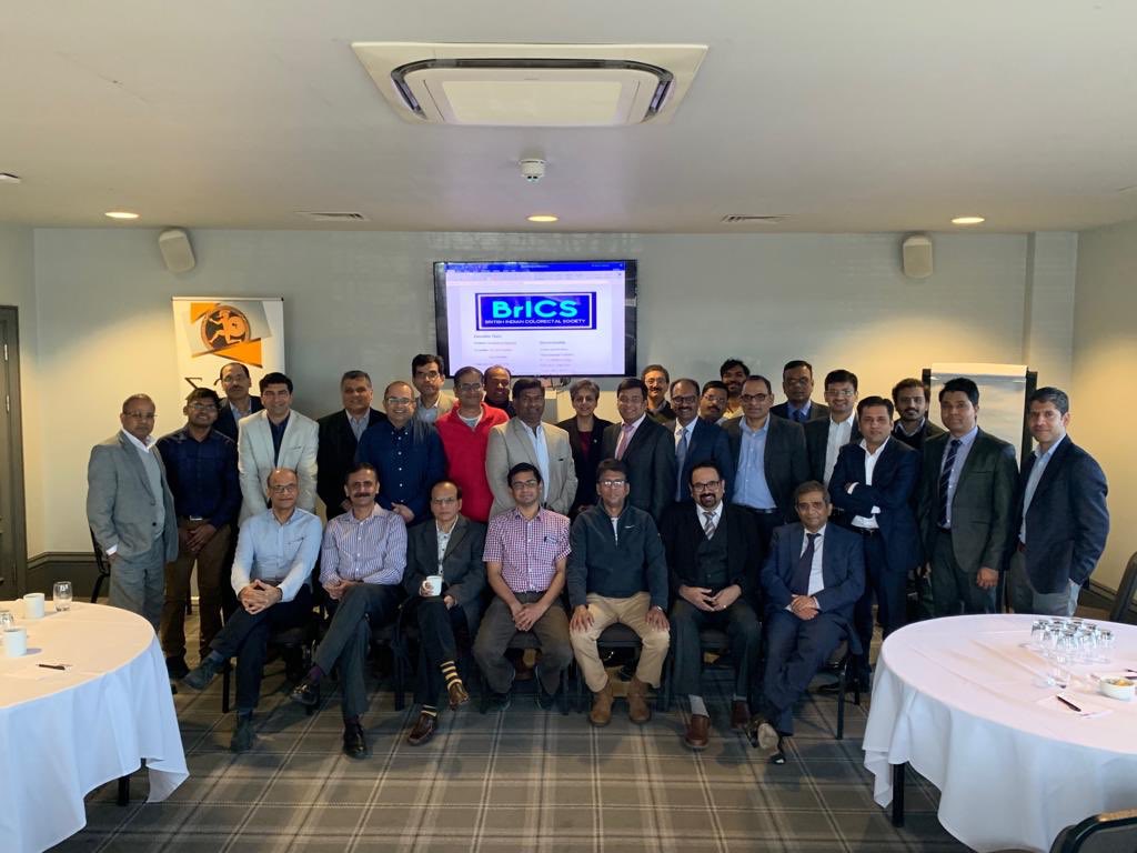 Inaugural British Indian Colorectal Society Meeting (BRICS) in Leeds Feb 2-3 2019.