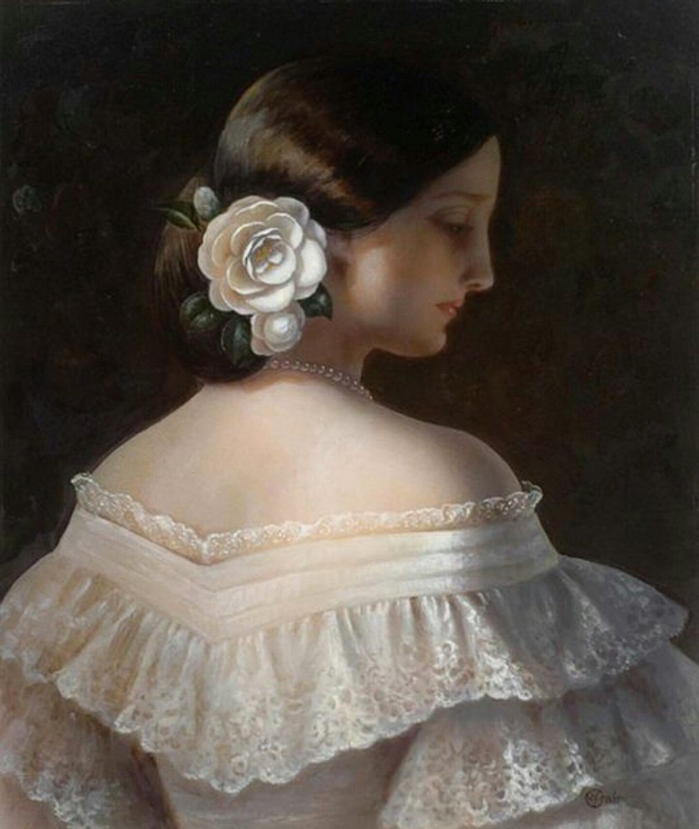 カトウ ニニ Auf Twitter マリー デュプレシの肖像 Jean Charles Olivier Edouard Vienot La Traviata Kinuko Y Craft