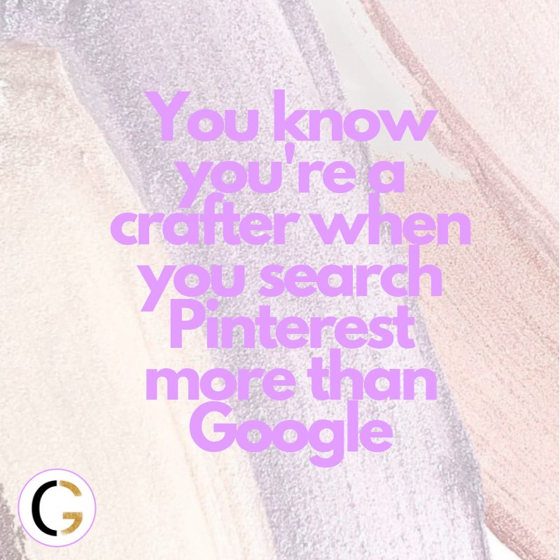 I have a serious Pinterest problem 😂 It makes me go out and buy more craft supplies - like I have never ending storage to hold it all 🤷‍♀️

Hope you are all having a lovely Sunday! 💜

#createbeautiful #sundayfunday #weekendvibes