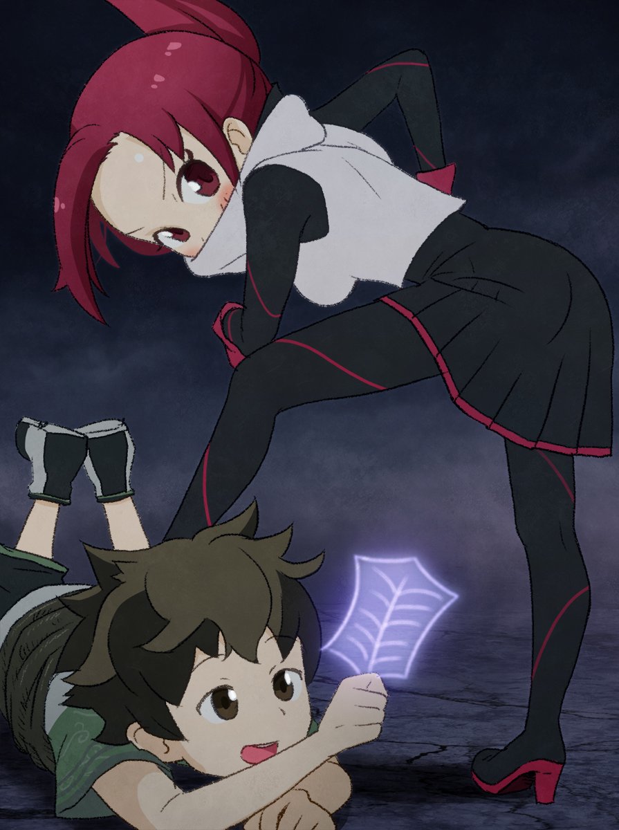 大久ｲ呆 Sat C 4話夜営のシーンで照れてる リンさん可愛い というかわかば君縛られてるのがデフォになってて笑う ケムリクサ