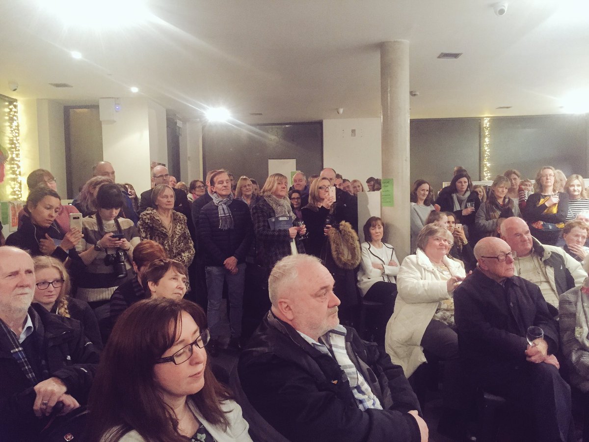Emmaleene1's tweet photo. Congrats to @AnneGriffin_  on the success of #WhenAllIsSaid No 1. Had a ball at the launch in a packed @gutterbookshop, great intro by @john_boyne. A great night had by all! @HachetteIre @ElaineEgan_ https://t.co/dwvmtOV3wE
