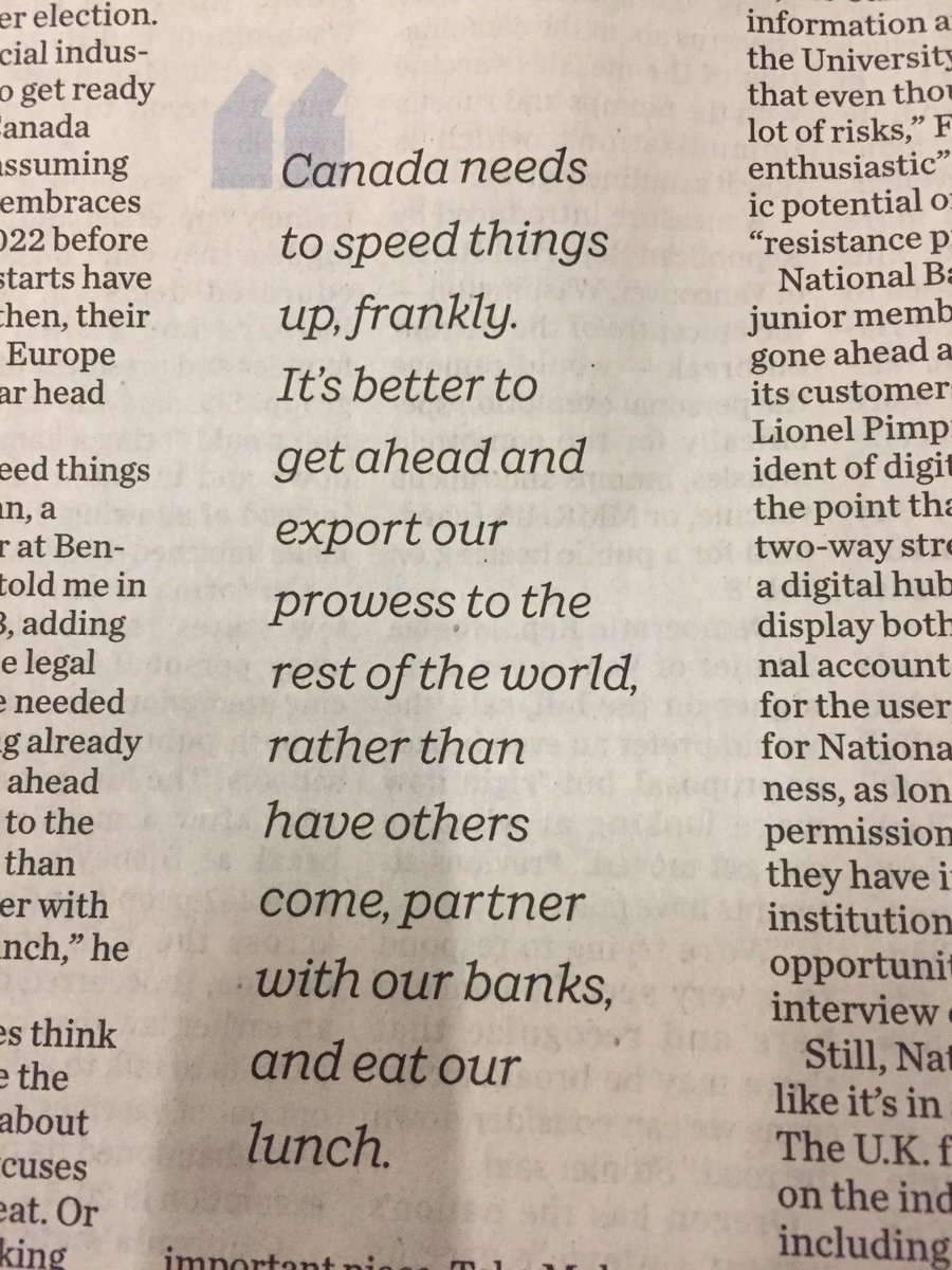 deb_atb's tweet photo. Kevin Carmichael ‘Resistance Probably is Futile’: A Slow March to Open Banking #OpenBanking #atblistens #Banking #atbf https://t.co/riYsY9e7x3