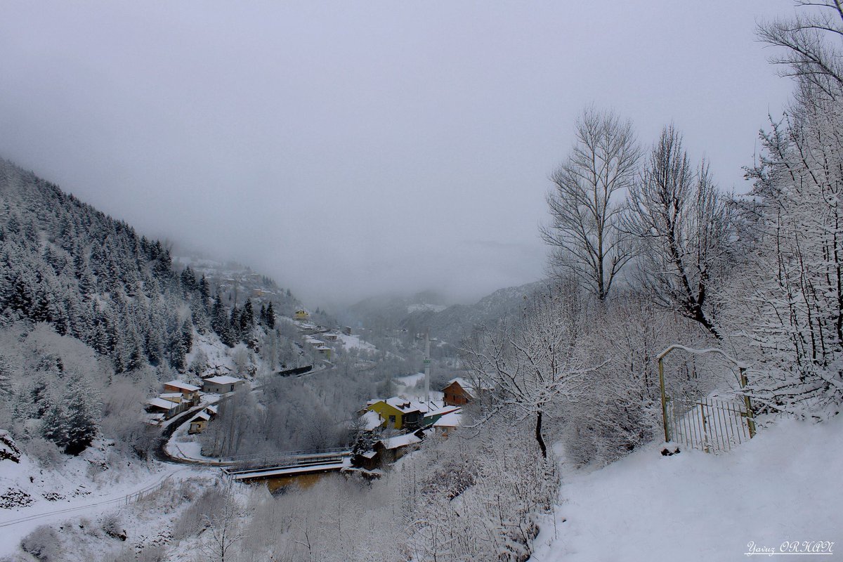 Gümüşhane’den kış manzarası.
Fotoğraf: Yavuz Orhan