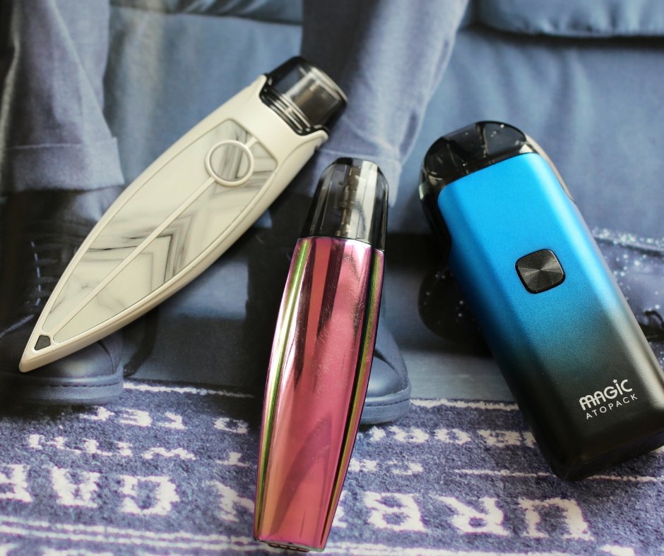 JoyetechClub's tweet photo. Three different pod systems, which would you vape? 
#RunAbout #EXCEED Edge #ATOPACK Magic
More details please visit https://t.co/905X1GTpWY  
Warning: This product contains nicotine. Nicotine is an addictive chemical. https://t.co/UxsAxtr79F