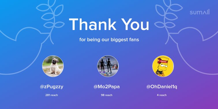 plugsify's tweet image. Our biggest fans this week: @zPugzzy, @Mo2Papa, @OhDaniel1q. Thank you! via sumall.com/thankyou?utm_s…