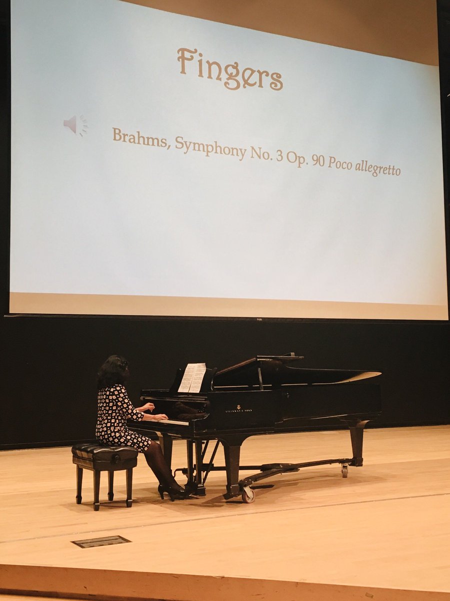 brahmsirvine's tweet photo. Day two ended with our second inspiring keynote, entitled “Femininity, Fragments and Fingers: Reconstructing Brahms’s Intellectual World”, presented by Dr Natasha Loges. #BrahmsIrvine https://t.co/T29MtFbezH