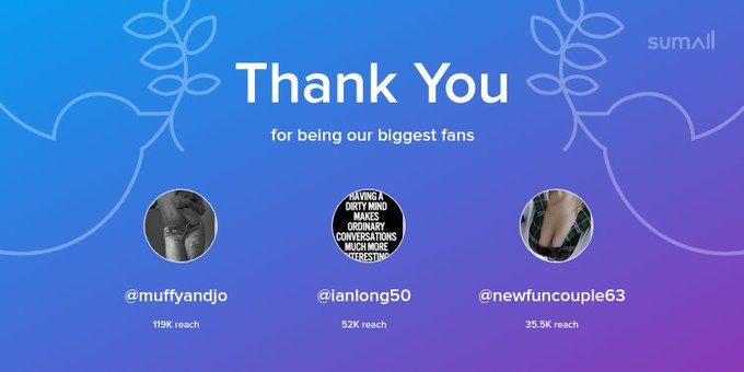 Our biggest fans this week: @muffyandjo, @ianlong50, @newfuncouple63. Thank you! via https://t.co/vfXGQ8T5p7<a class="tags" target="_blank" title="On Twitter" href="/?out=eyJ0eXAiOiJKV1QiLCJhbGciOiJIUzUxMiJ9.eyJpYXQiOjE3MjE0Nzk4OTAsImlzcyI6InR3cG9ybnN0YXJzLmNvbSIsIm5iZiI6MTcyMTQ3OTg5MCwiZXhwIjoxNzUzMDE1ODkwLCJyZWRpcmVjdF91cmwiOiJodHRwczovL3R3aXR0ZXIuY29tL211ZmZ5YW5kam8ifQ.o848GR5gXSF5MDTD0vO_7nRFpYUYJfKdKuAMYxVM8nHpsf4GS72lD9IYcRXGkxhFOOfyjf1-GSLZHJHUKhVHfw">@muffyandjo</a><a class="tags" href="/tag/ianlong50">@ianlong50</a><a href="/tag/porkywife"class="tags"><span>#porkywife</span></a>