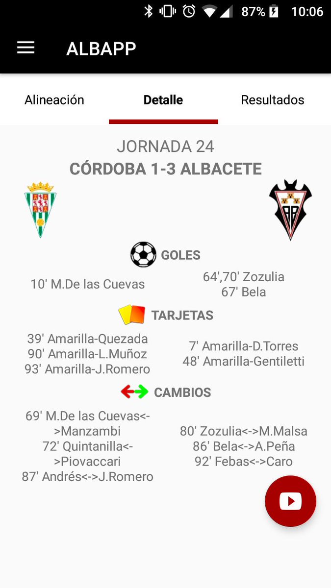 _ALBAPP_'s tweet photo. Los datos del #CórdobaAlbacete y el video resumen.
https://t.co/OcBgstuRAf
#AupaAlba #LocuraporelAlba https://t.co/usYc0gqU0E