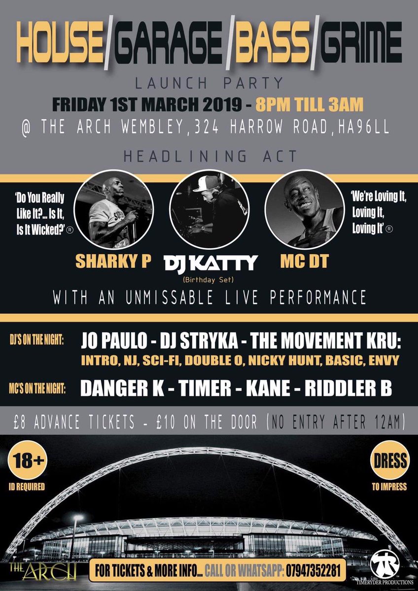 Aron_Hunt's tweet photo. Launch Party 🔥🔥 Katty Birthday Bash 🔥🔥 Live PA’s 🔥🔥 Full Movement Kru 🔥🔥 make sure you get your tickets early for this on 👍🏻. https://t.co/YLtFZ4eDOv