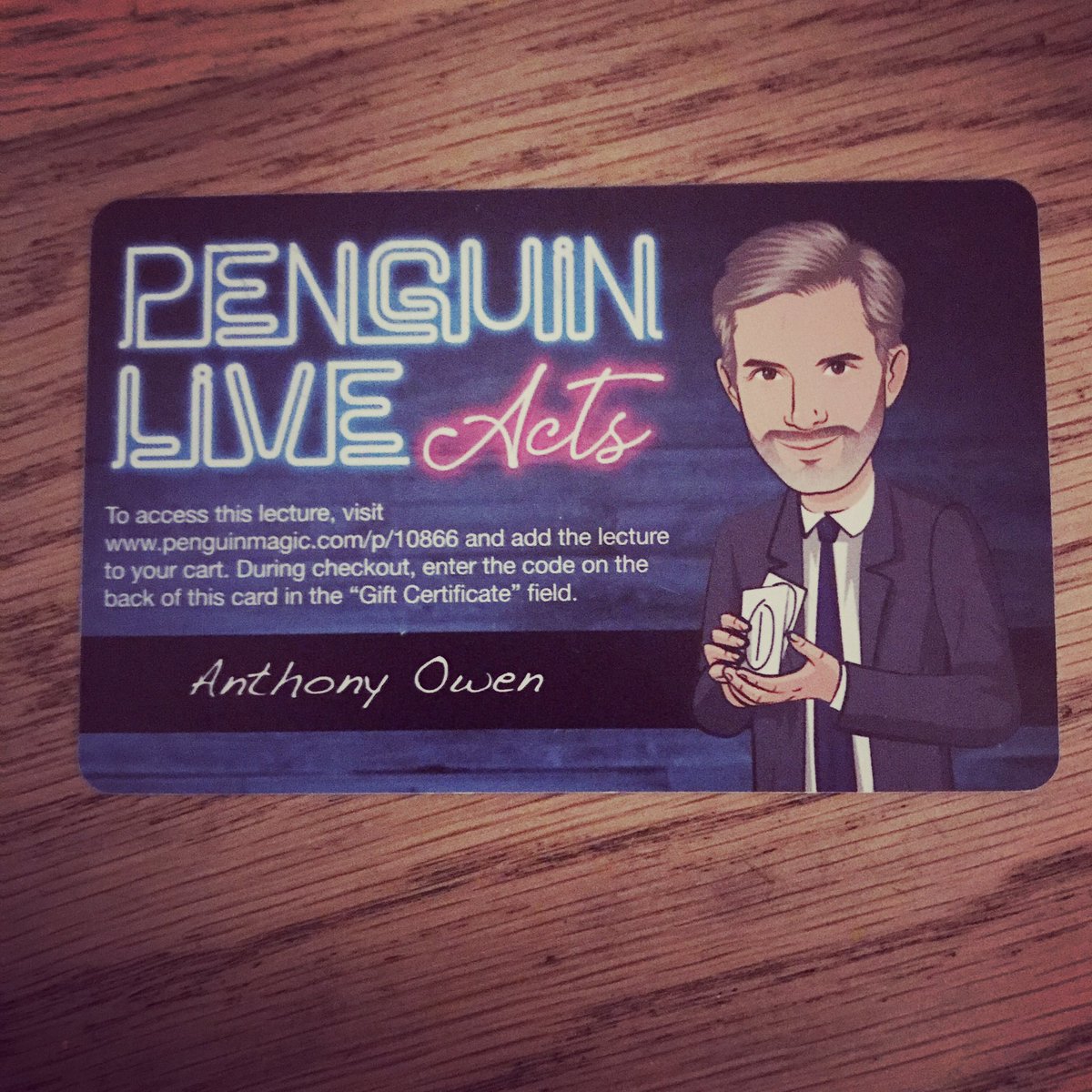 TVMagic's tweet image. Competition : we have ONE FREE copy of @anthonyowenmagi ‘s Penguin Live Acts Lecture from @penguinmagic penguinmagic.com (value $39.95). To enter RT this tweet. We’ll randomly select a winner at 8pm GMT today.