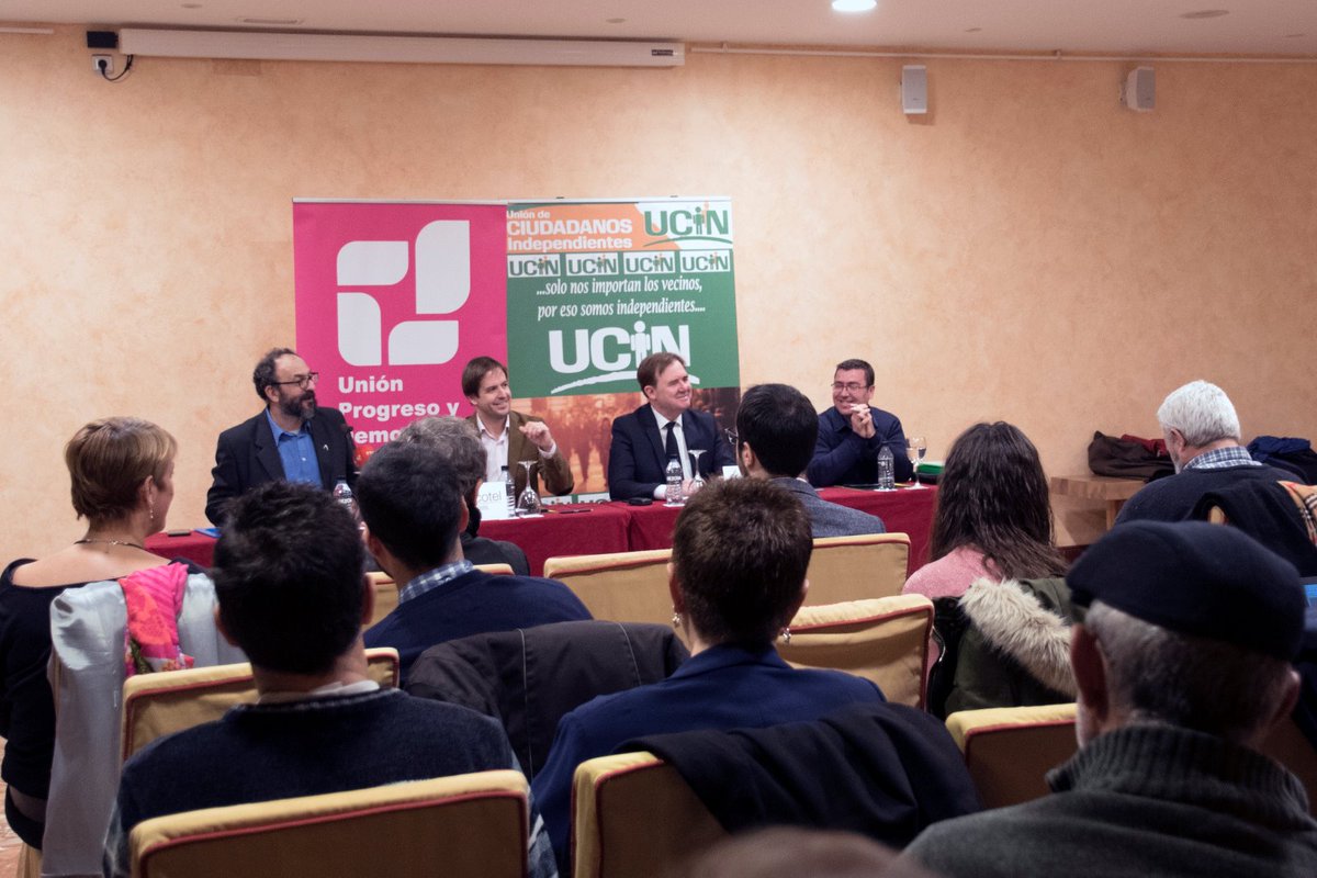 FOTOS | Alianza entre UPyD y UCIN en Castilla-La Mancha para presentarse juntos a las elecciones del 26 mayo en #Toledo.