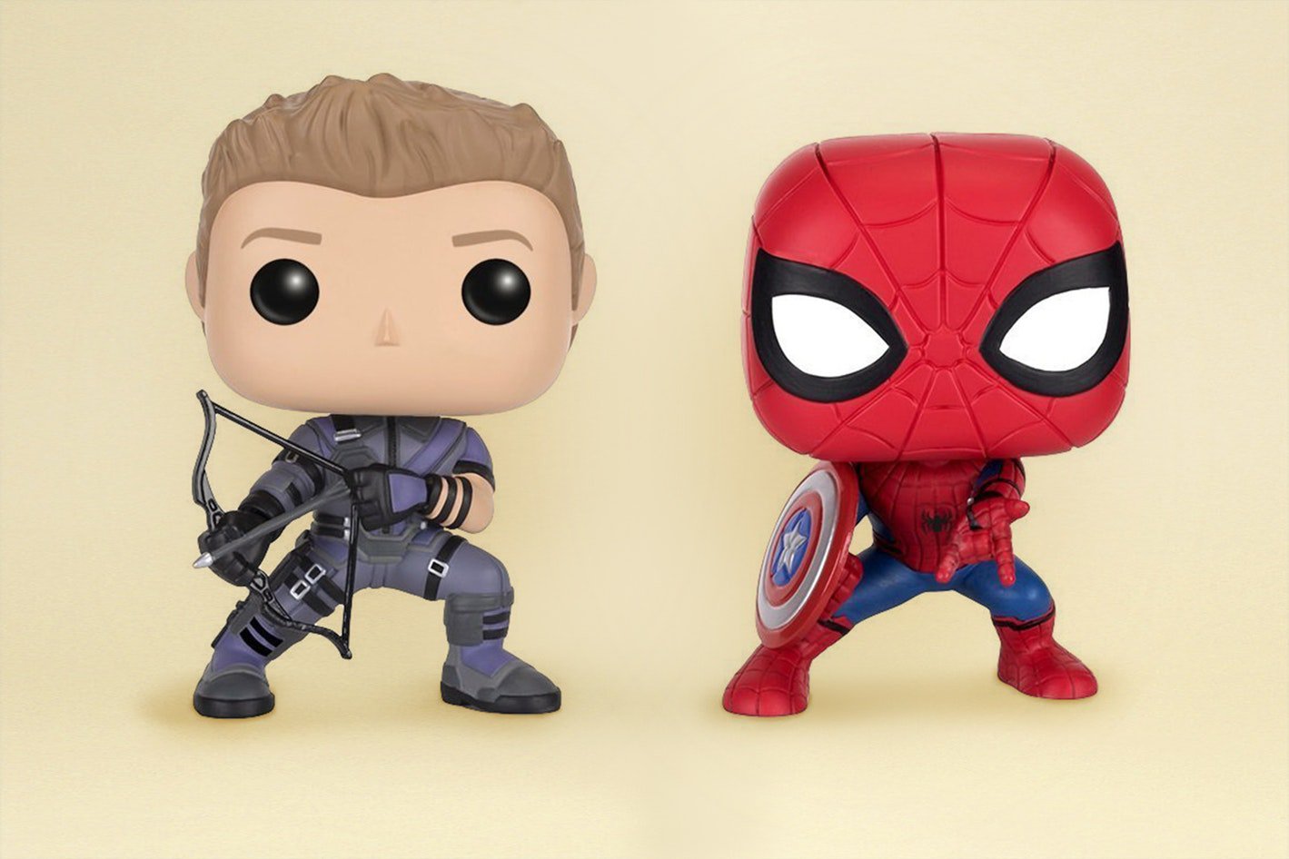 Funko Pop Civil War Spider-man Hawkeye