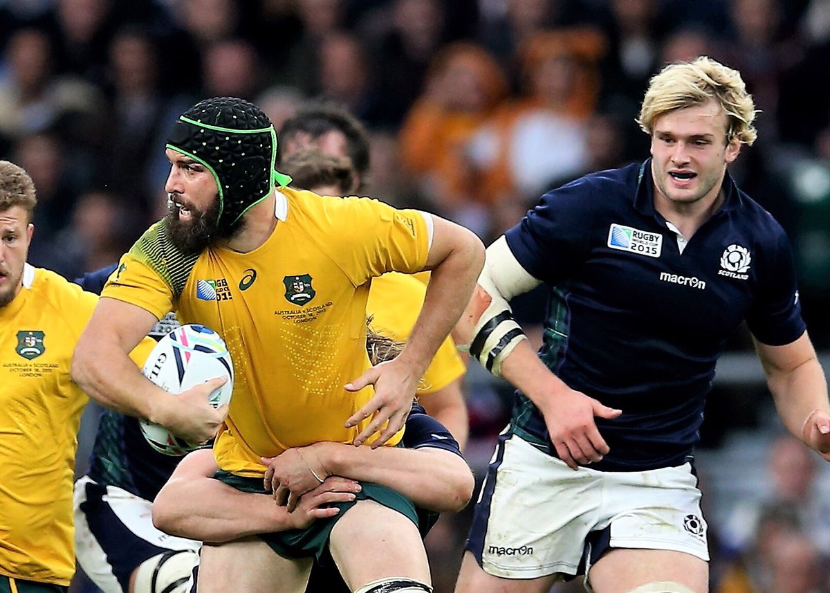 ラグビーワールドカップ2015では、スコットランド代表のジャージに襟が