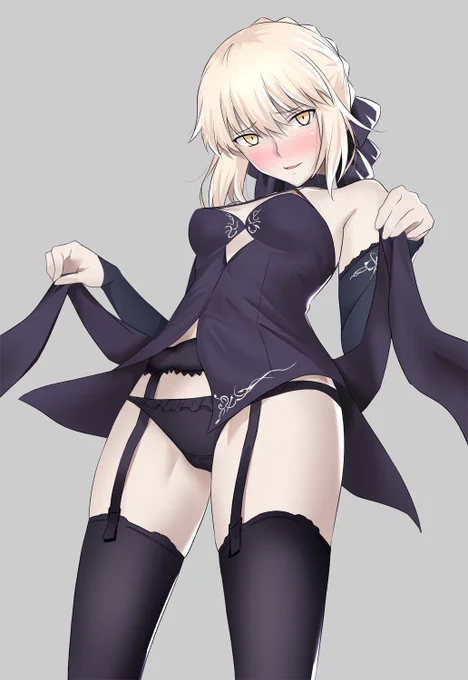 セイバーオルタのスカートの中えどすぎだった 