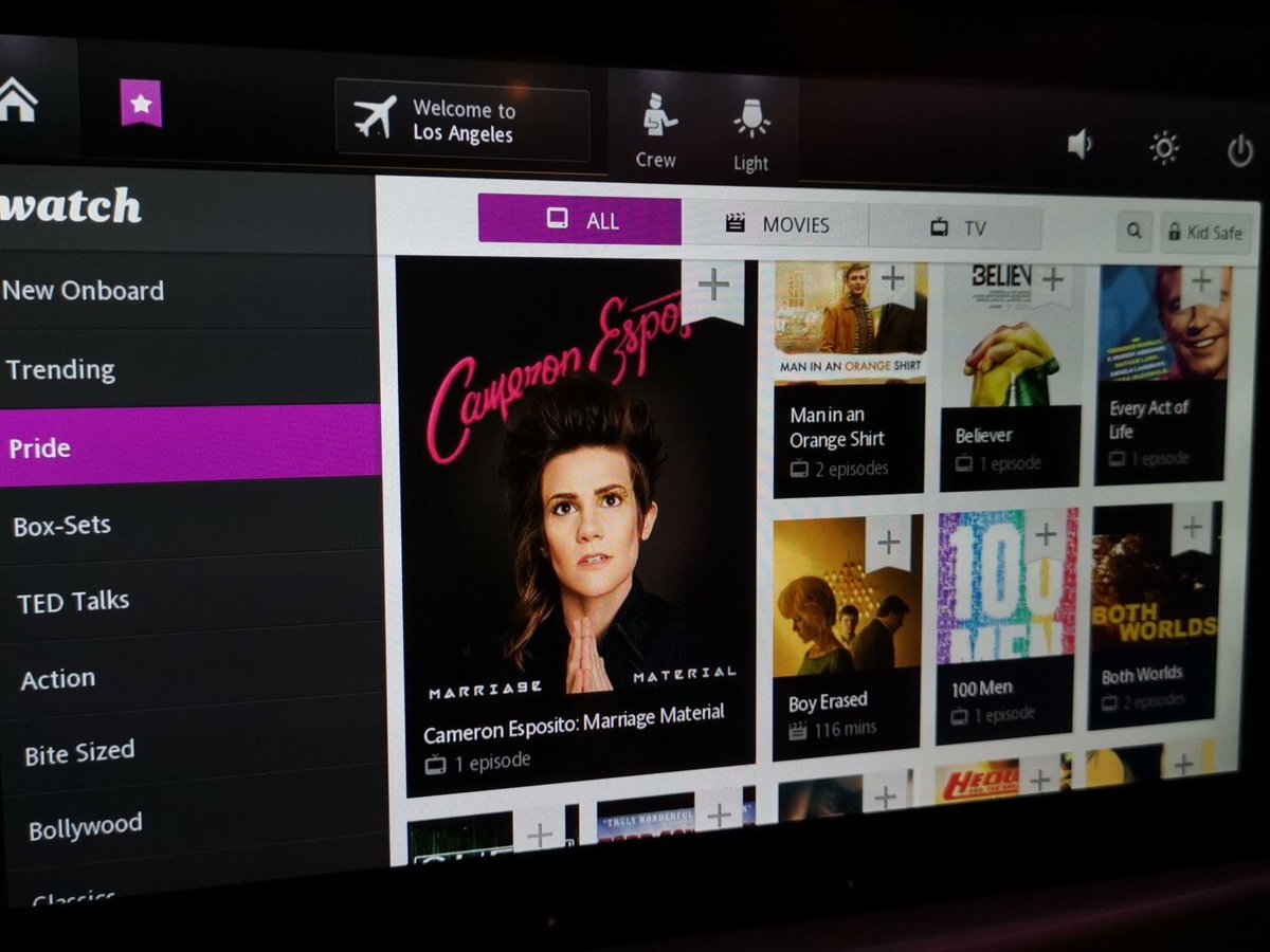 Jemaine Clement A Twitter Air New Zealand Has A Pride Section In Their Movies Shows And You Re Headlining It