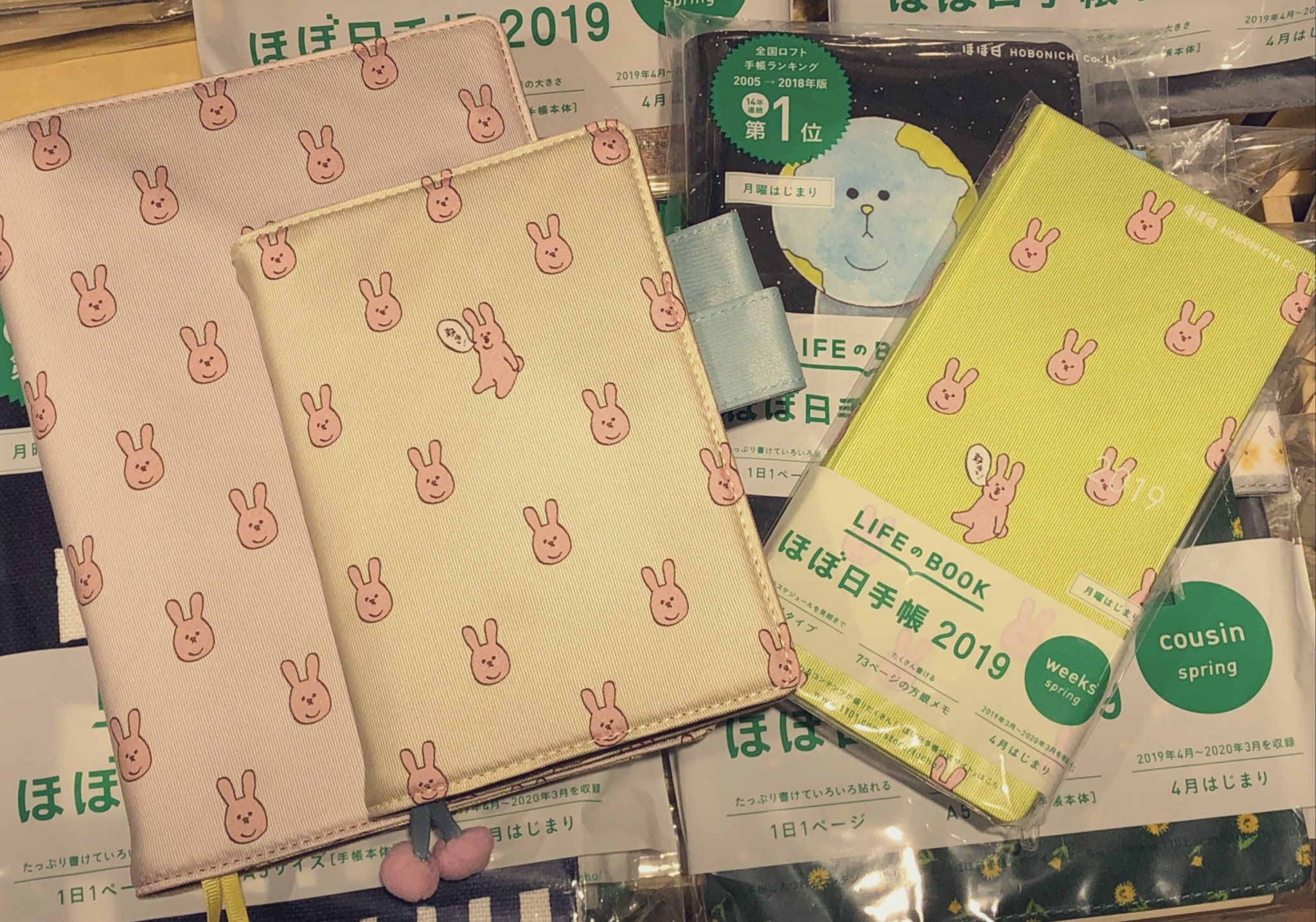 未使用　ほぼ日手帳 キューライス スキウサギ  カズン ほぼ日手帳 カズン キューライス スキウサギ