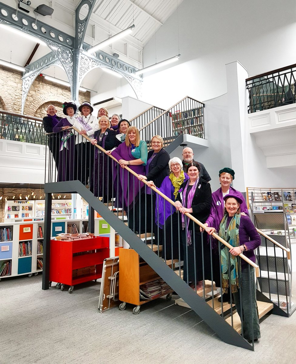 bethany_elen's tweet photo. Wonderful to lead singers @QueensHall for #hexham #deedsnotwords @abbottdancetheatre @EmilyInspires13 #suffragettes #womensart #womenssongs #womenshistory #feminism #solidaritysisters #knowyourhistory #womens100 #breadandroses #sisterhood #communityarts #theatre #dance @CatbytheC https://t.co/HlTdj86NJZ