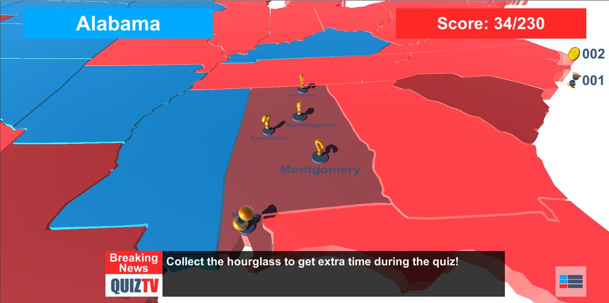 UsaQuiz's tweet photo. A fun trivia game for your family! #History, #geography and many other surprise topics about the 50 States! Try it for free: https://t.co/0732r5o6kg

#quiz #trivia #funfacts #Android #iOs #familygame #freegame #indiegame #indiedev #gamedev #mobilegame #funlearning #USAfunfacts https://t.co/E8tBSHpVp4