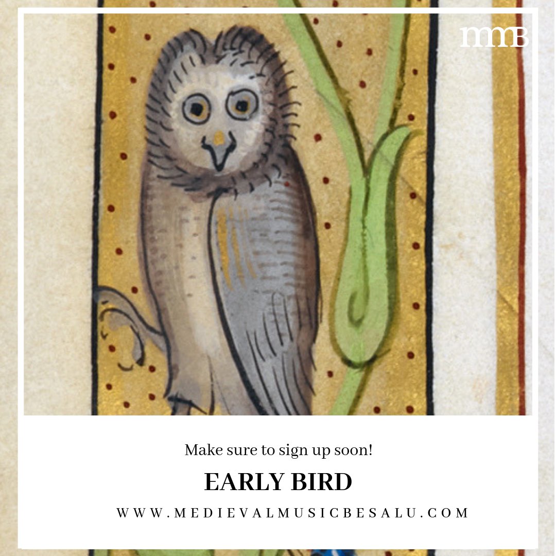 *** OFFER ENDS SOON! ***⁣
⁣
Register by February 15, 2019 and get 5% off any course, workshop or package. ⁣
⁣
For more information, visit ⁣
⁣
➡️ medievalmusicbesalu.com⁣
⁣
or⁣
⁣
send us your inquiry directly via email: ⁣
⁣
📩 info@medievalmusicbesalu.com⁣