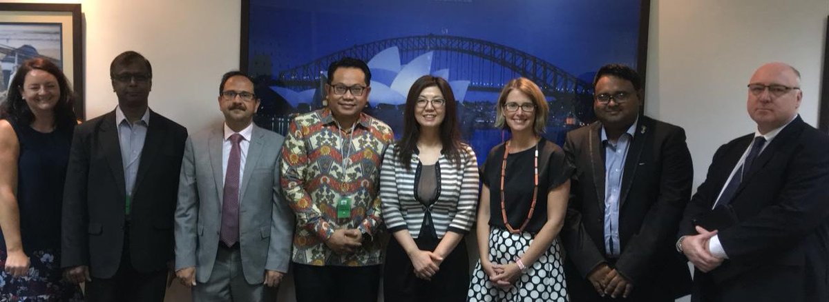 AusHC_MU's tweet photo. Good discussion with @IORA20 @commonwealthsec #CFAH @commission_coi on priorities & challenges. #Australia is a committed partner in #IndianOcean #maritimesecurity #blueeconomy #WEE Great to visit Mon Choisy to see JV 🇲🇺#Sotravic 🇦🇺#Subcon to combat beach erosion & restore reef. https://t.co/8e4AjEVnNb